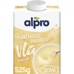 Albert Heijn Alpro Plantaardige variatie vla vanillesmaak aanbieding