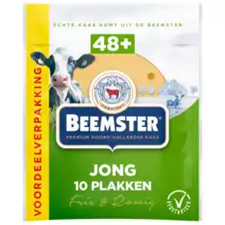 Albert Heijn Beemster Jong 48+ plakken voordeelverpakking aanbieding