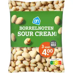 Albert Heijn AH Borrelnoten sour cream smaak aanbieding