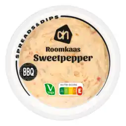 Albert Heijn AH Roomkaas sweet pepper aanbieding