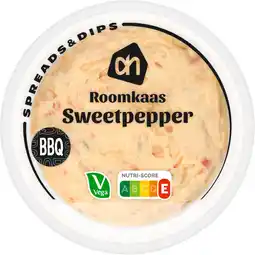 Albert Heijn AH Roomkaas sweet pepper aanbieding