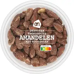 Albert Heijn AH Amandelen met rooksmaak gezouten aanbieding