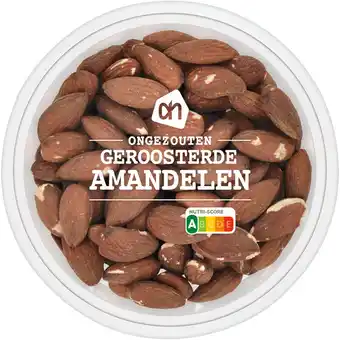 Albert Heijn AH Geroosterde amandelen ongezouten aanbieding