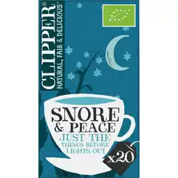 Albert Heijn Clipper Snore & peace organic infusion aanbieding