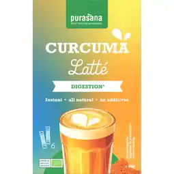 Albert Heijn Purasana Curcuma latté oploskoffie aanbieding