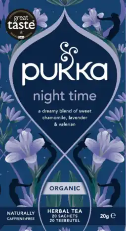 Albert Heijn Pukka Night time aanbieding