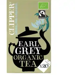 Albert Heijn Clipper Earl grey organic tea aanbieding
