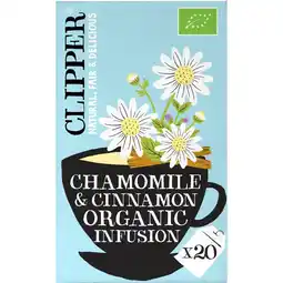 Albert Heijn Clipper Chamomille cinnamon organic infusion aanbieding