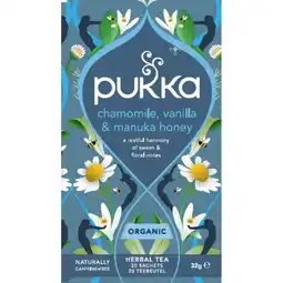 Albert Heijn Pukka Chamomile vanilla manuka honey aanbieding