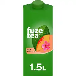 Albert Heijn Fuze Tea Black Ice Tea Peach Hibiscus aanbieding