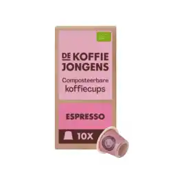 Albert Heijn De Koffiejongens Espresso capsules aanbieding