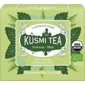 Albert Heijn Kusmi Tea Organic verbana-mint aanbieding