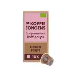 Albert Heijn De Koffiejongens Lungo forte capsules aanbieding