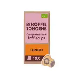 Albert Heijn De Koffiejongens Lungo capsules aanbieding