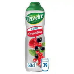 Albert Heijn Teisseire Zero grenadine siroop aanbieding