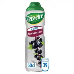 Albert Heijn Teisseire Zero cassis siroop aanbieding