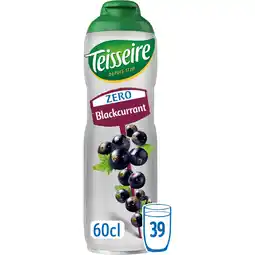 Albert Heijn Teisseire Zero cassis siroop aanbieding