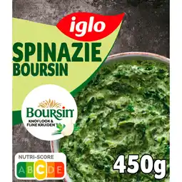 Albert Heijn Iglo Spinazie met boursin aanbieding