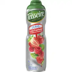 Albert Heijn Teisseire Zero aardbei framboos siroop aanbieding