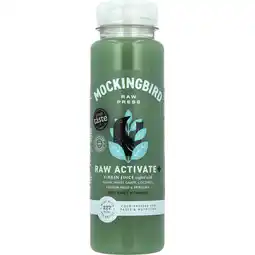 Albert Heijn Mockingbird Raw activate virgin juice aanbieding