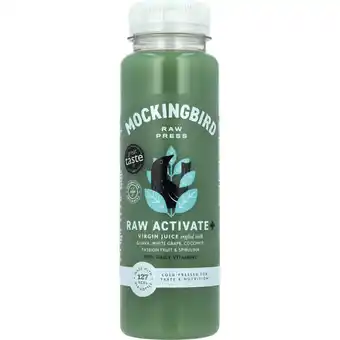 Albert Heijn Mockingbird Raw activate virgin juice aanbieding