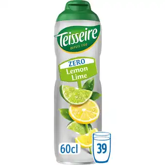 Albert Heijn Teisseire Zero citroen limoen siroop aanbieding