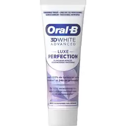 Albert Heijn Oral-B 3D White luxe perfection tandpasta aanbieding