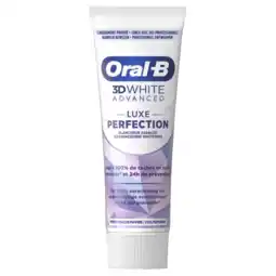 Albert Heijn Oral-B 3D White luxe perfection tandpasta aanbieding