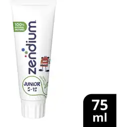 Albert Heijn Zendium Junior 5-12 jaar tandpasta aanbieding