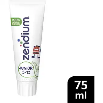 Albert Heijn Zendium Junior 5-12 jaar tandpasta aanbieding