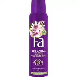 Albert Heijn Fa Mystic moments deodorant spray aanbieding