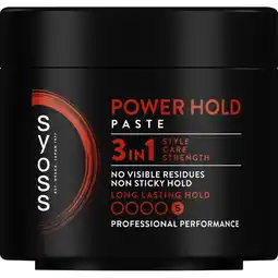 Albert Heijn Syoss Men power styling paste aanbieding