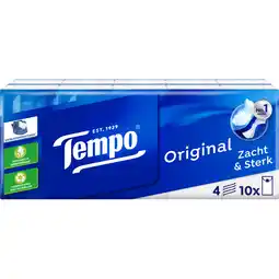 Albert Heijn Tempo Original 4-laags zakdoeken aanbieding