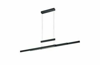 Zelfbouwmarkt Hanglamp Zwart Mat Incl. 42w/4000lm+2x6w/500lm/br95 -150cm aanbieding