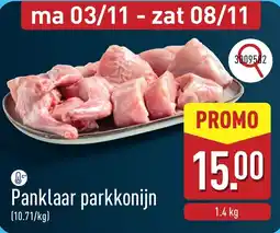 ALDI Panklaar parkkonijn aanbieding