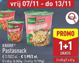ALDI Knorr pastasnack aanbieding