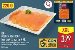 ALDI Golden seafood gerookte zalm XXL aanbieding