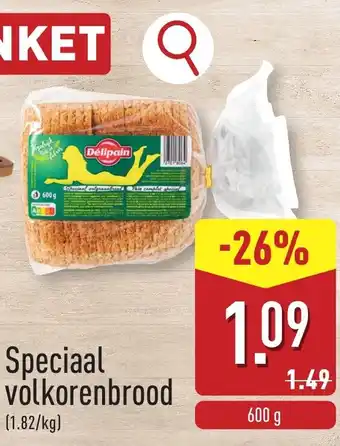 ALDI Speciaal volkorenbrood aanbieding