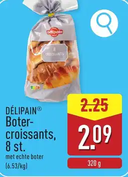 ALDI Delipain boter croissants aanbieding