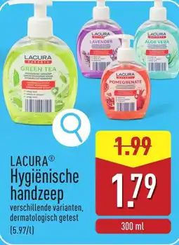 ALDI Lacura hygiënische handzeep aanbieding