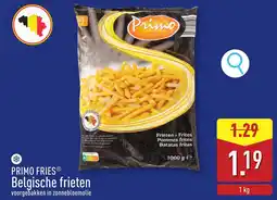 ALDI Primo fries belgische frieten aanbieding