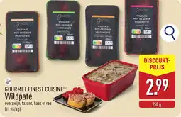 ALDI Gourmet Finest Cuisine Wildpaté aanbieding
