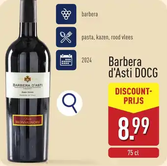 ALDI Barbera d'Asti DOCG aanbieding