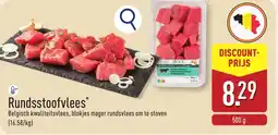 ALDI Rundsstoofvlees aanbieding