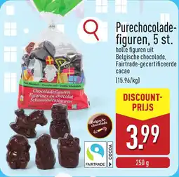 ALDI Purechocolade figuren aanbieding