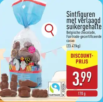 ALDI Sintfiguren met verlaagd suikergehalte aanbieding