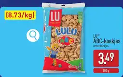 ALDI LU ABC koekjes aanbieding