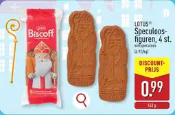 ALDI Lotus Speculoos figuren aanbieding