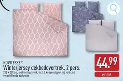 ALDI Novitesse Winterjersey dekbedovertrek 2 pers. aanbieding