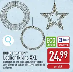ALDI Home Creation Ledlichtkrans XXL aanbieding